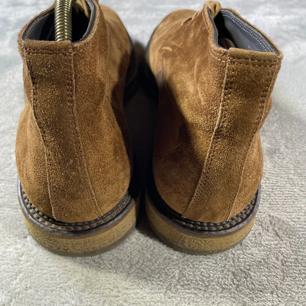 To Boot New York Adam Derrick Chukka Boots Mens 9 Brown Suede Leather Italy